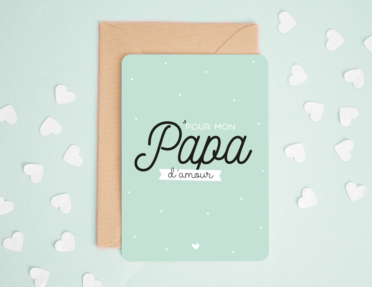 Carte papa - Pour mon papa d'amour