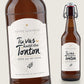 Etiquette bouteille tonton - Tu vas bientôt être tonton - Manahia