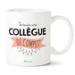 Mug - Je suis une collègue de compet' - Rose - Manahia