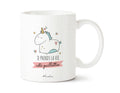 Mug - Je prends la vie côté paillettes - Manahia