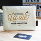 Pochette licorne Je prends la vie côté paillettes - Manahia