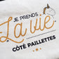 Pochette licorne Je prends la vie côté paillettes - Manahia