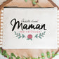 Pochette - pompon - Pochette - d'une maman merveilleuse - Manahia