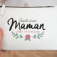 Pochette - pompon - Pochette - d'une maman merveilleuse - Manahia
