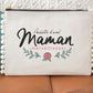 Pochette - pompon - Pochette - d'une maman merveilleuse - Manahia