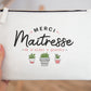 Pochette - pompon - Merci maîtresse de m'aider à grandir - Manahia