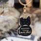 Porte-clés - Chat - Bienvenue chez mon chat - Manahia