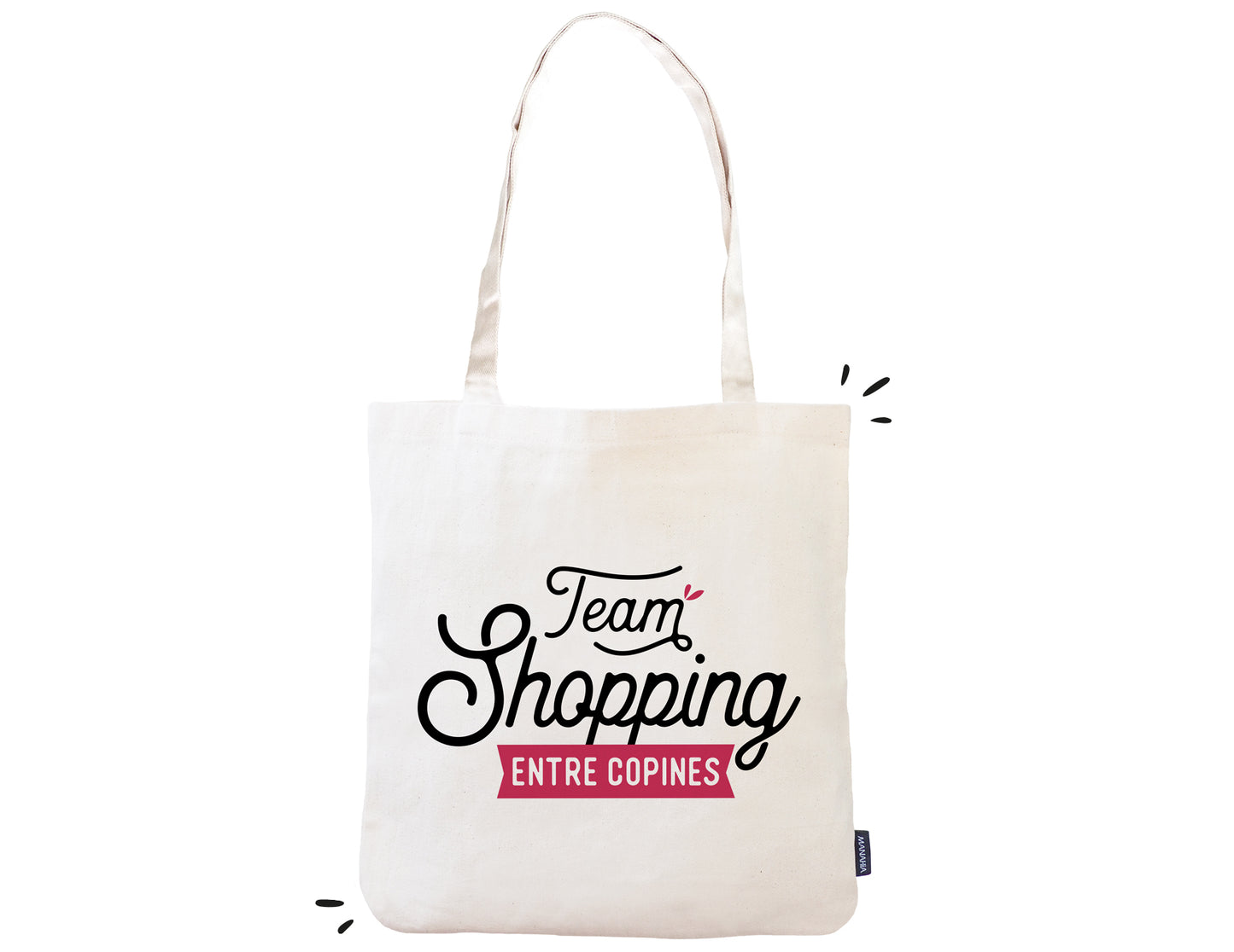 Totebag - Team shopping entre copines