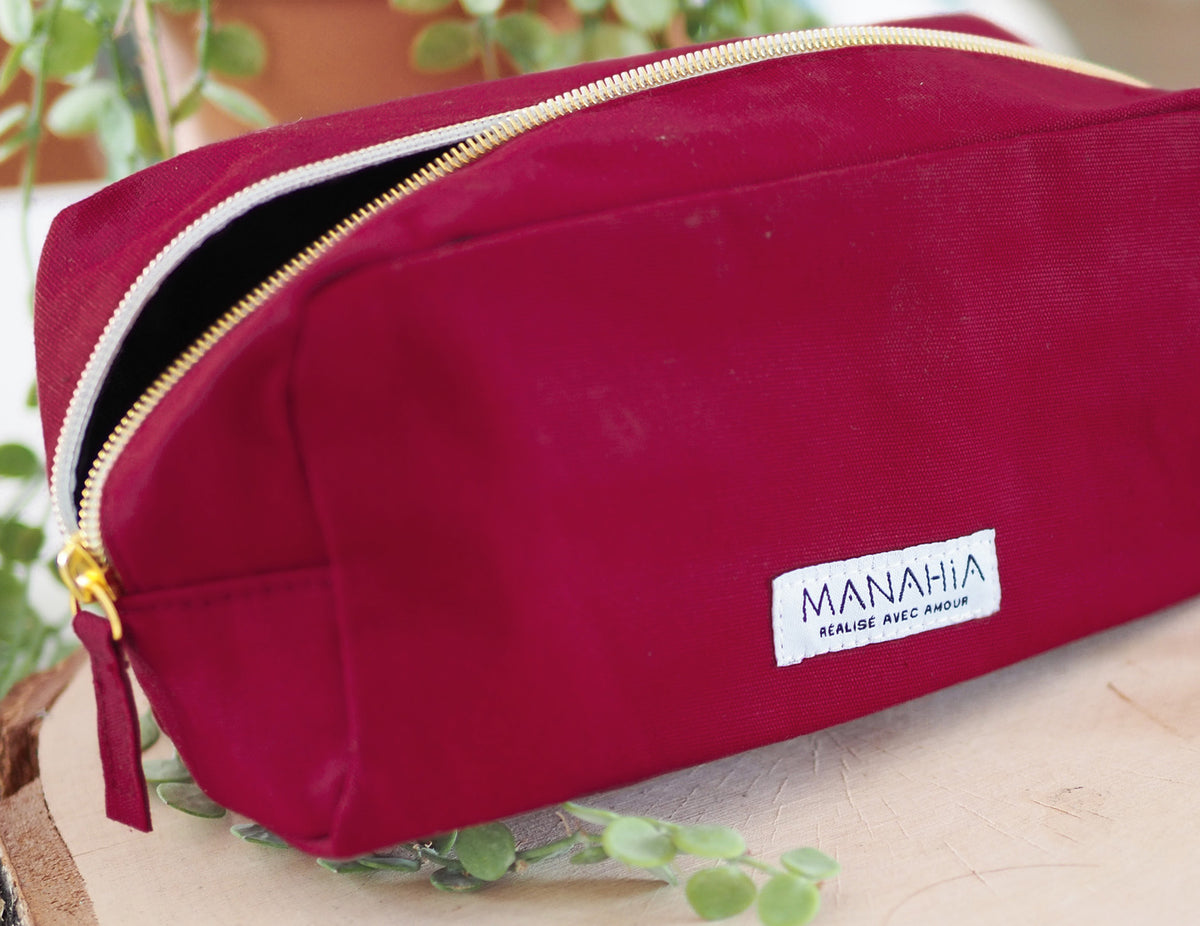 Manahia Trousse De Toilette Papa Formidable - Cadeau Fête Des Pères - 22x10x12cm Coton - Annonce Grossesse & Anniversaire